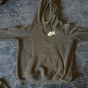 Men’s small black nike hoodie